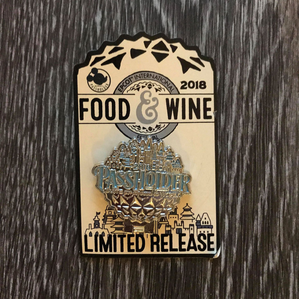 Disney Food &Wine 2018 Passholder Figment Pin